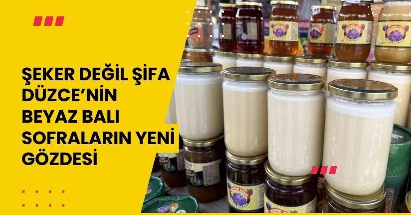 Şeker Değil Şifa: Düzce’nin “Beyaz Balı” Sofraların Yeni Gözdesi