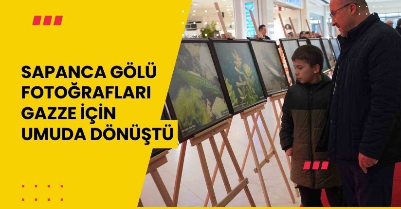 Sapanca Gölü fotoğrafları Gazze için umuda dönüştü