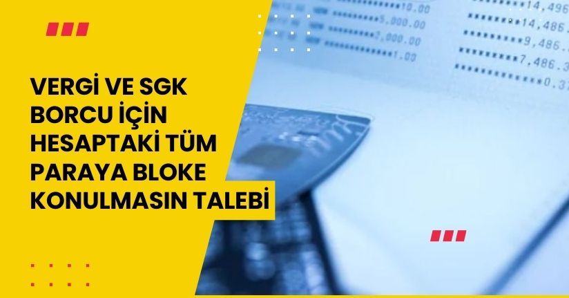 Vergi ve SGK borcu için 