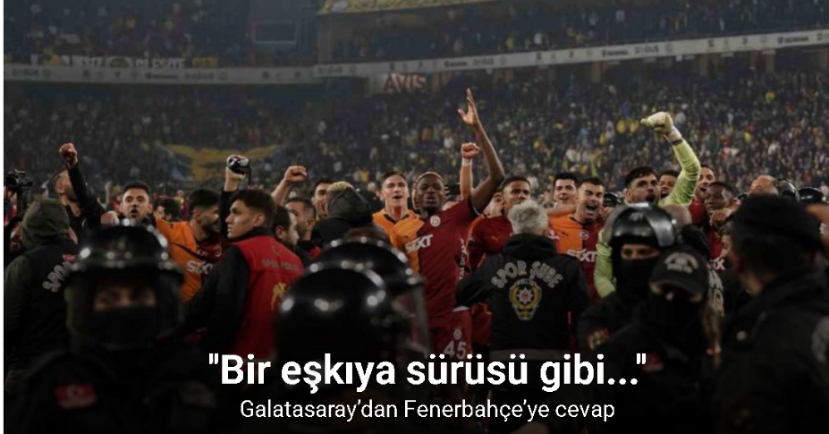 Galatasaray’dan Fenerbahçe’ye cevap