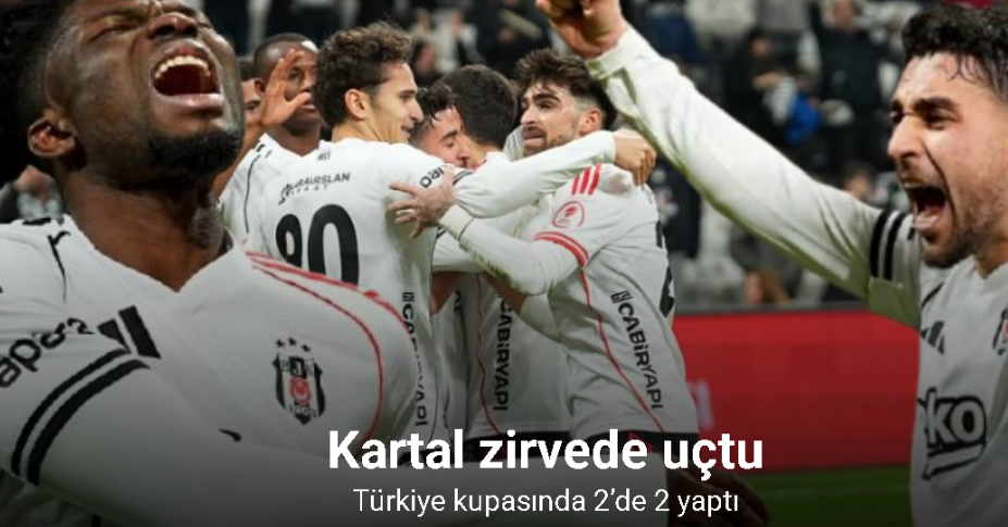 Beşiktaş kupada 2’de 2 yaptı