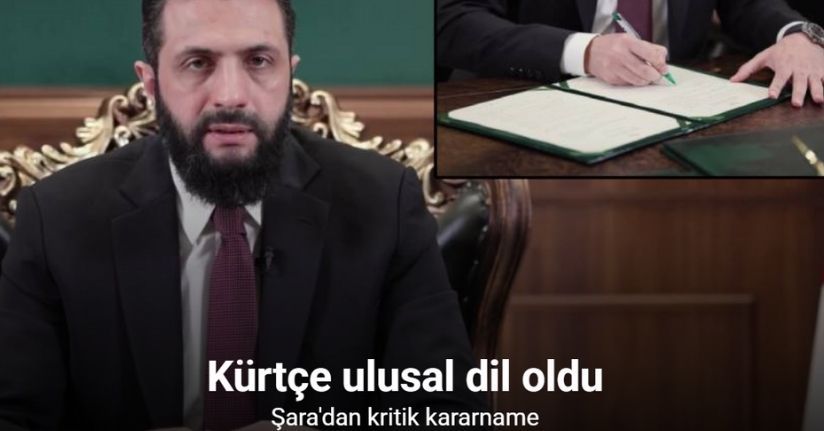 Eş-Şara, Kürtlere anayasal güvence sağlayan kararnameyi imzaladı