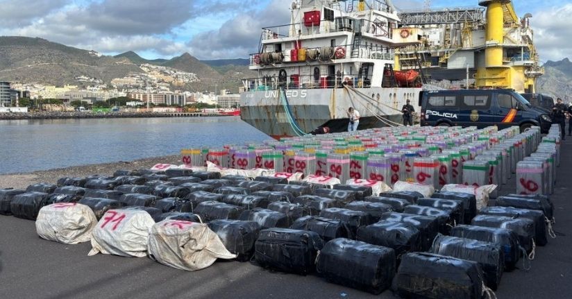 İspanya'nın Kanarya Adaları açıklarındaki uyuşturucu operasyonunun görüntüleri ortaya çıktı