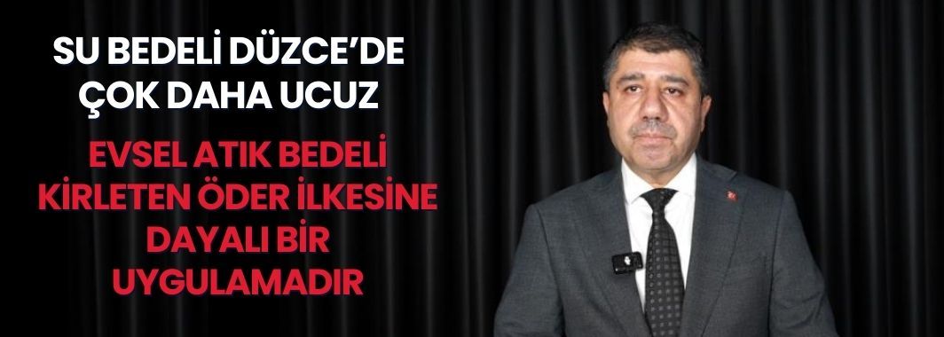 Düzce’de Suyun Metreküp Fiyatı 23 Tl