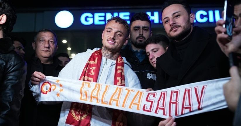 Galatasaray’ın yeni transferi Noa Lang, İstanbul’a geldi