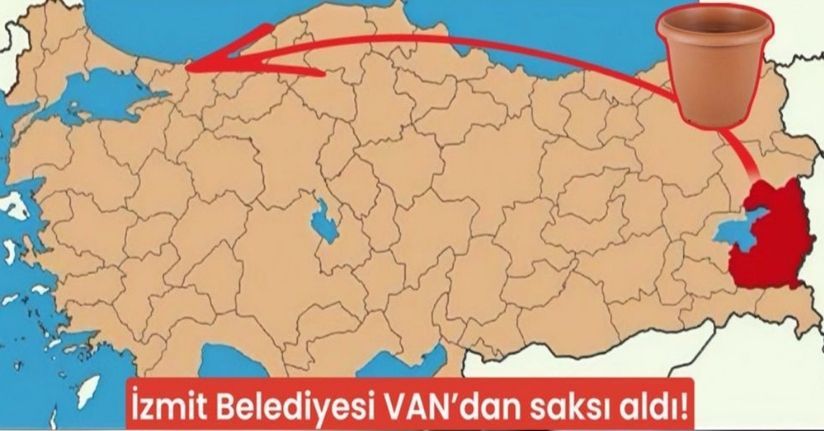 İzmit’te ilginç saksı tartışması