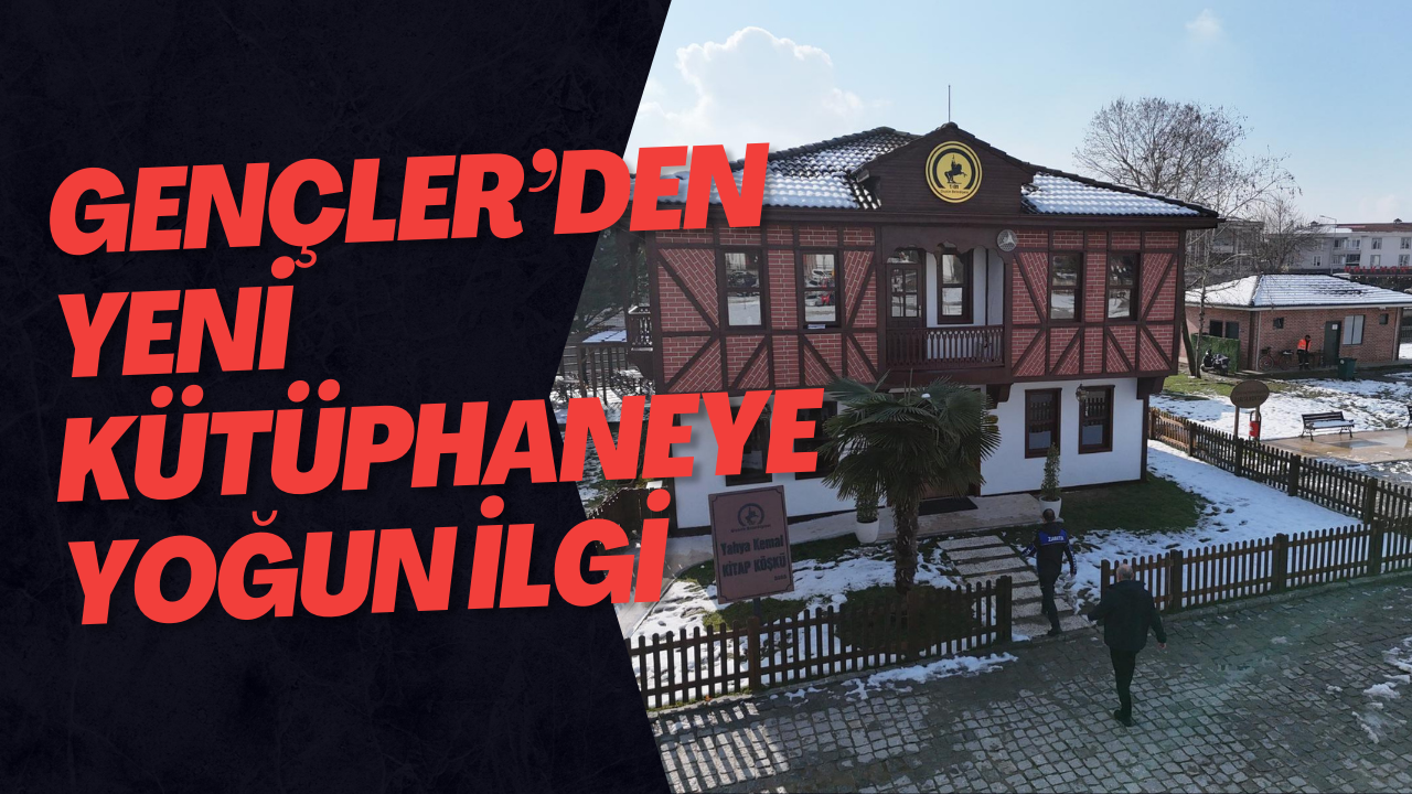Gençler’den Yeni Kütüphaneye Yoğun İlgi