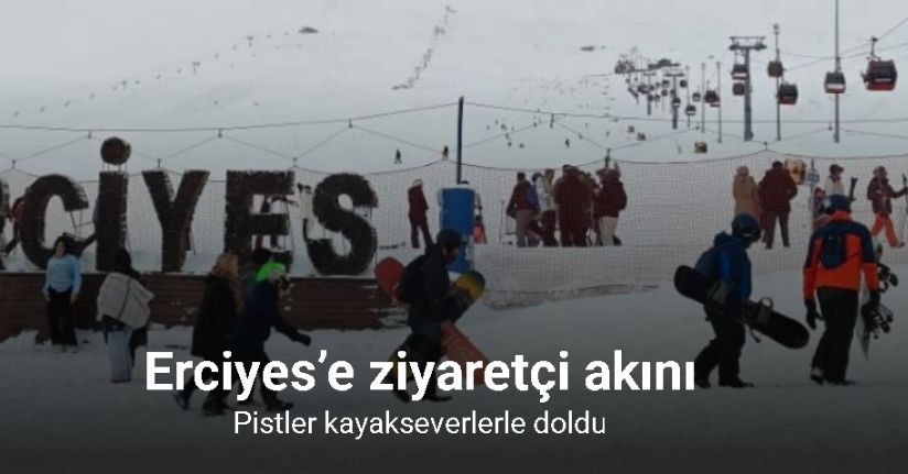 Erciyes’e ziyaretçi akını