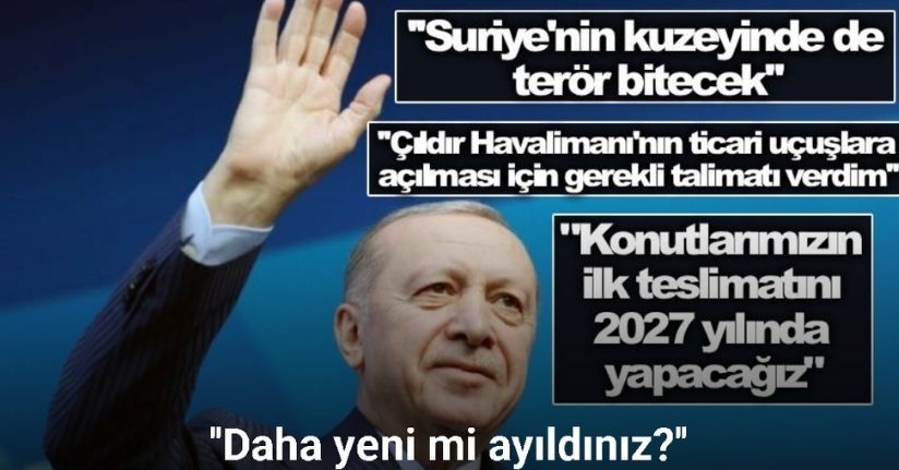 Cumhurbaşkanı Erdoğan: 