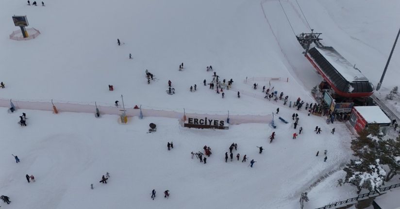 Erciyes’e ziyaretçi akını
