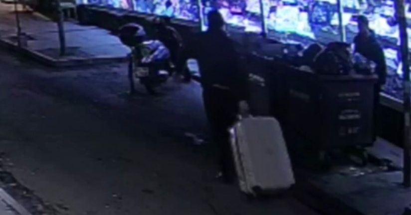 Şişli’deki dehşete ilişkin görüntüler ortaya çıktı: Cesedi valizde böyle taşımışlar