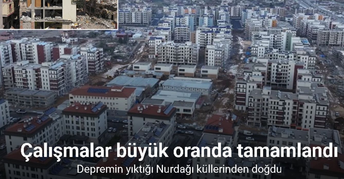 Depremin yıktığı Nurdağı küllerinden doğdu