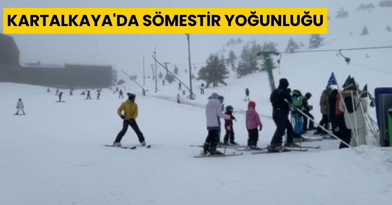 Kartalkaya'da sömestir yoğunluğu
