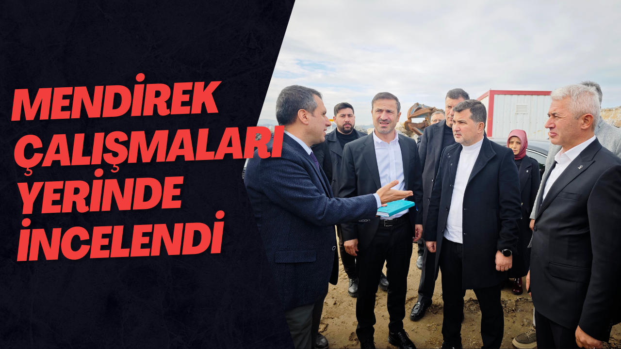 Mendirek Çalışmaları Yerinde İncelendi