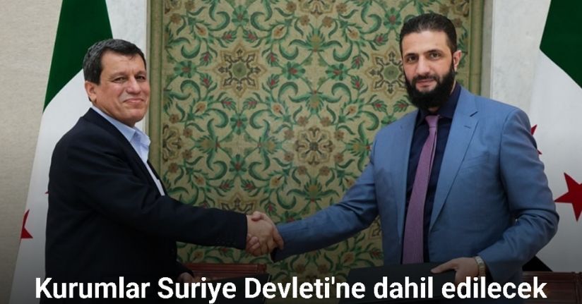 Suriye hükümeti ile SDG arasında kapsamlı entegrasyon anlaşması