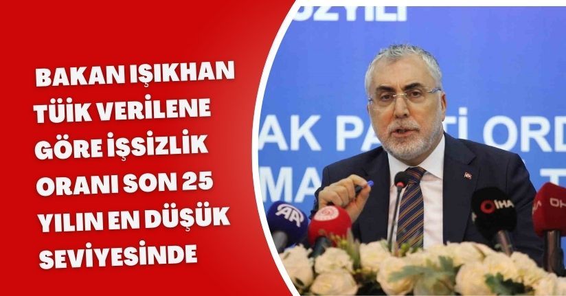 Bakan Işıkhan: 
