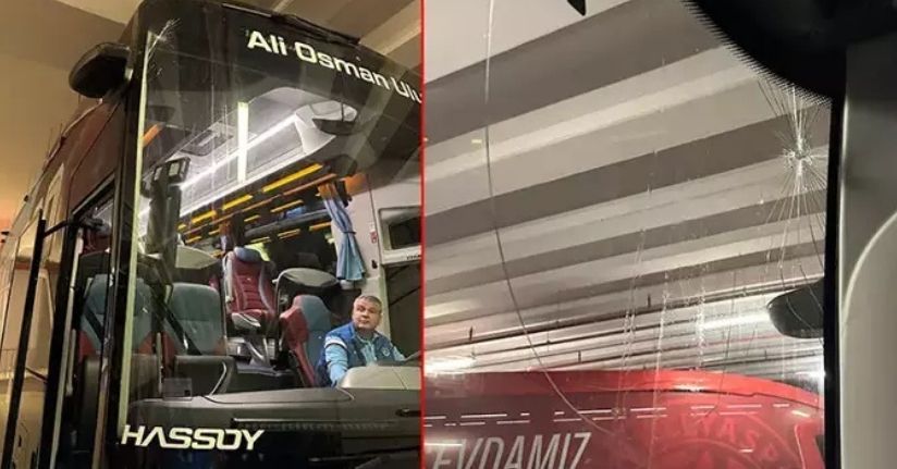 Antalya Emniyet Müdürlüğü’nden Trabzonspor otobüsüne yapılan saldırıyla ilgili açıklama