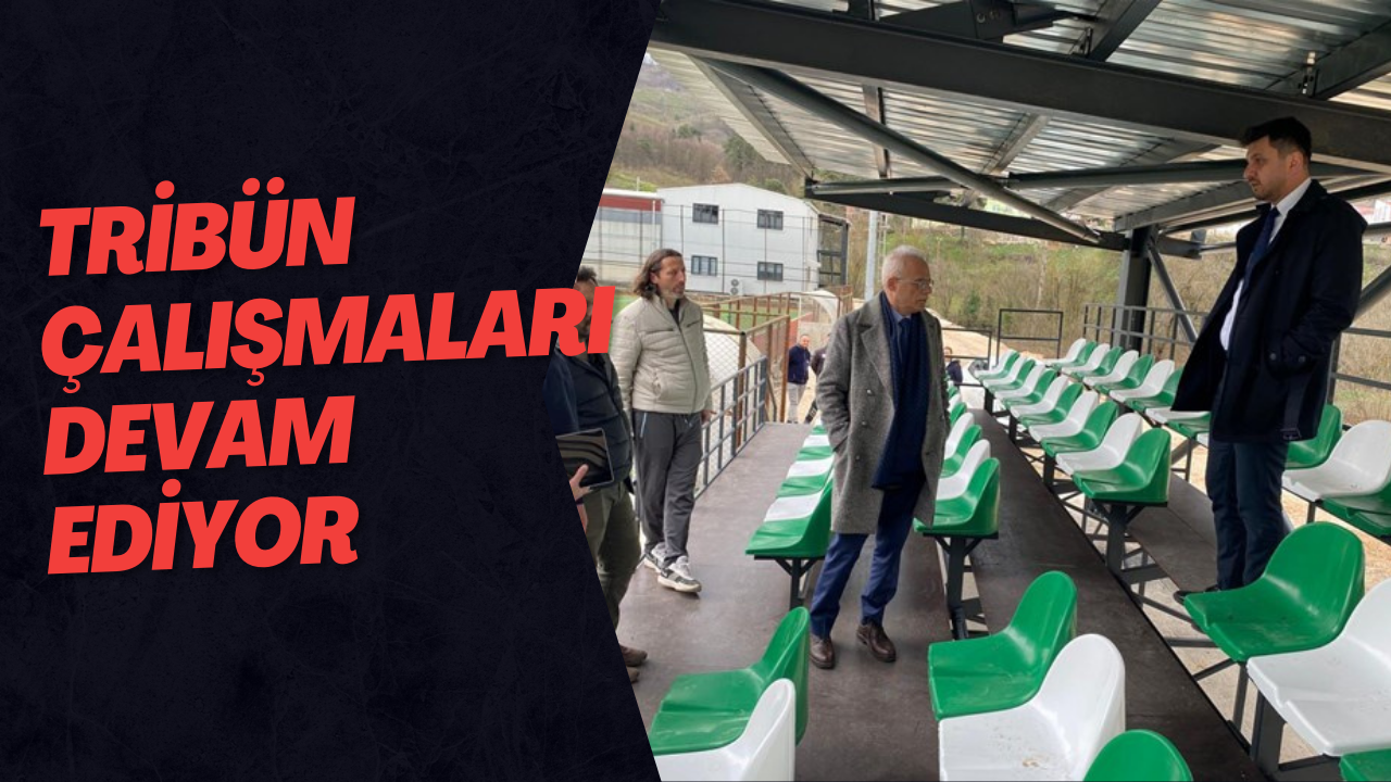 Tribün Çalışmaları Devam Ediyor