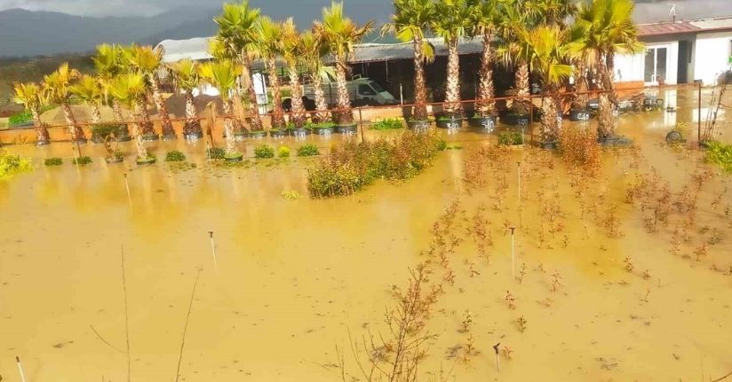 İzmir sağanağa teslim: Yollar ve tarım arazileri sular altında