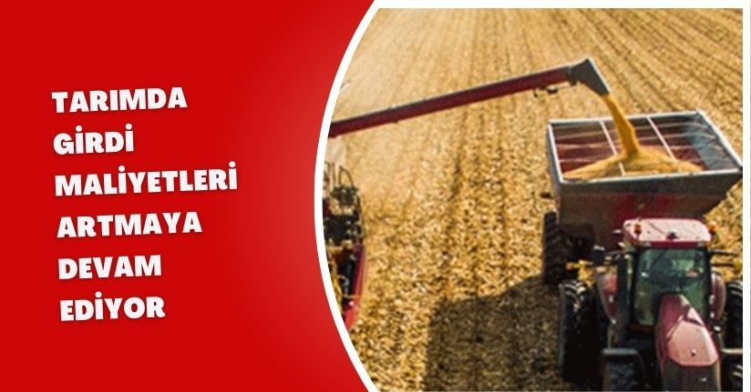 Tarımda girdi maliyetleri artmaya devam ediyor