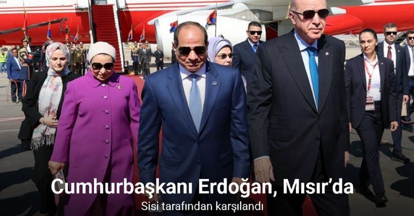 Cumhurbaşkanı Erdoğan, Mısır’da