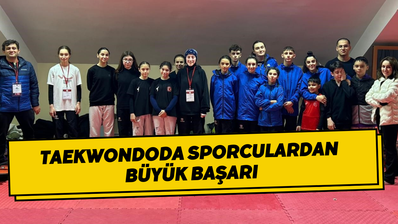 Taekwondoda Sporculardan Büyük Başarı