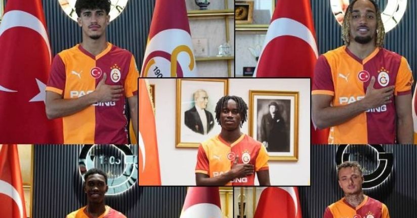 Galatasaray, 5 futbolcu transfer etti