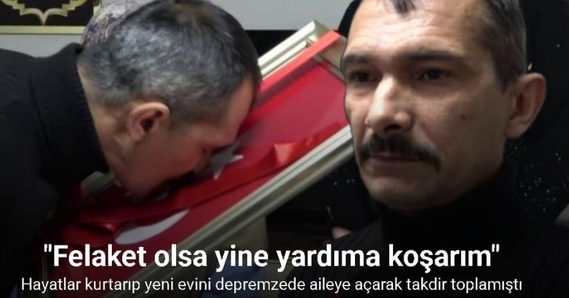 Hayatlar kurtarıp yeni evini depremzede aileye açan maden işçisi: 