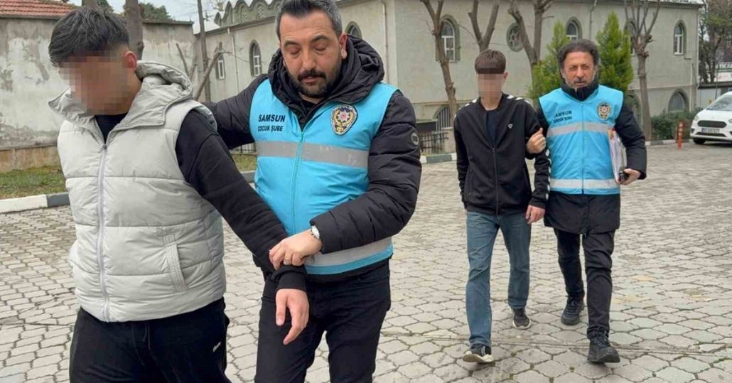 Samsun’da Trabzonspor otobüsünü taşlayan 5 kişi adliyeye sevk edildi