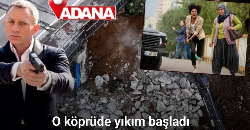 James Bond filminin bazı sahneleri çekilmişti: O köprüde yıkım başladı