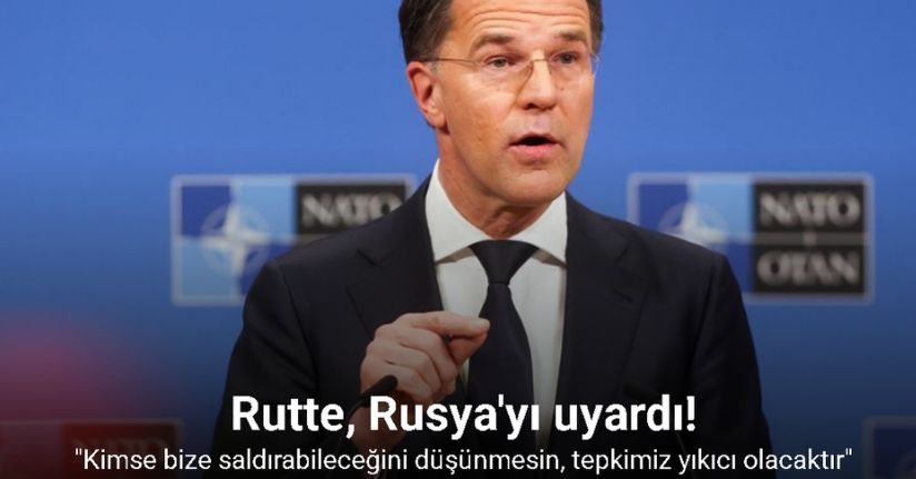 NATO Genel Sekreteri Rutte: 