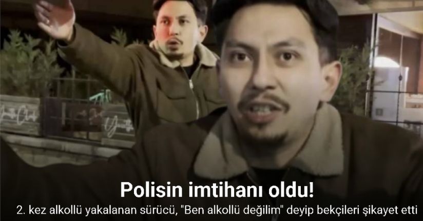 Polise zor anlar yaşattı, gazeteciyi görünce 