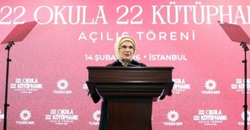 Emine Erdoğan: Kütüphane okulların kalbidir, ruhudur, can damarıdır