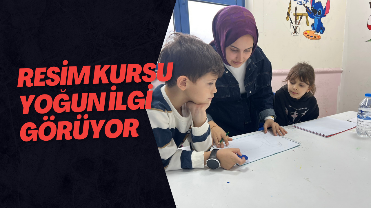 Resim Kursu Yoğun İlgi Görüyor