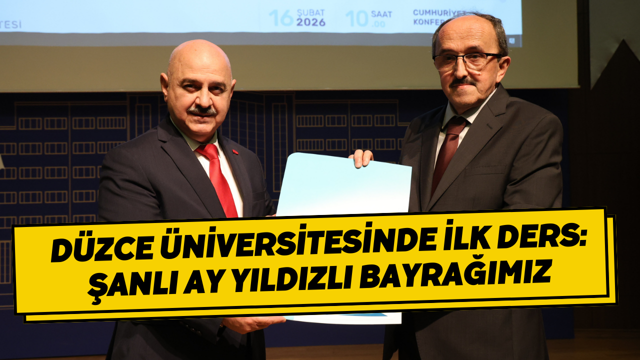 Düzce Üniversitesi 2025–2026 Eğitim-Öğretim Yılı Bahar Dönemi’ne Şanlı Türk Bayrağı’mızla Başladı