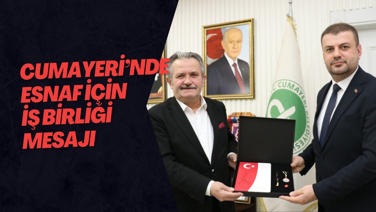 Cumayeri’nde Esnaf İçin İş Birliği Mesajı