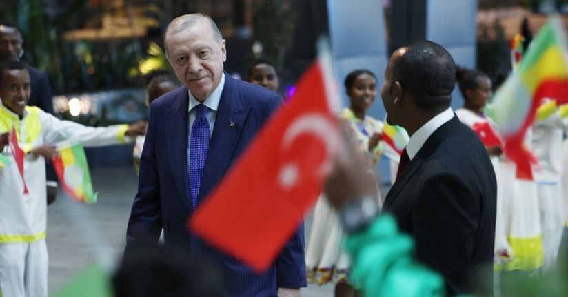 Cumhurbaşkanı Erdoğan’a Etiyopyalı çocuklardan coşkulu karşılama