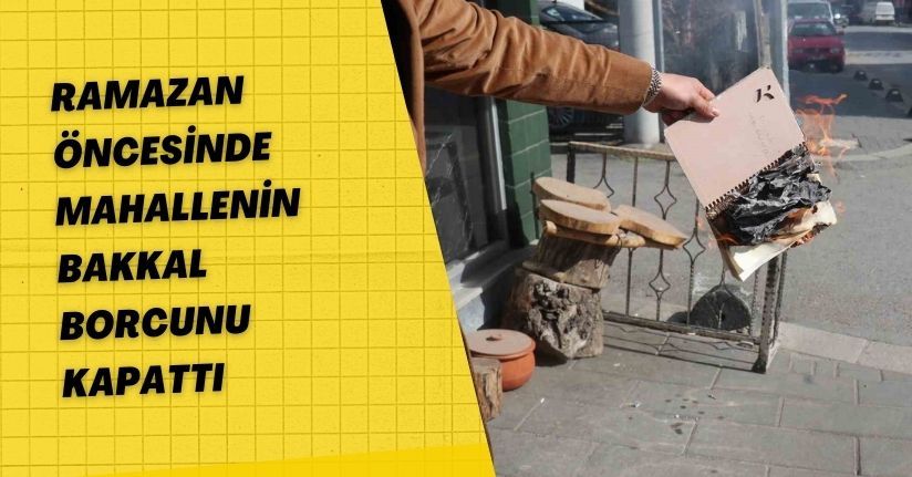 Ramazan Öncesinde Mahallenin Bakkal Borcunu Kapattı