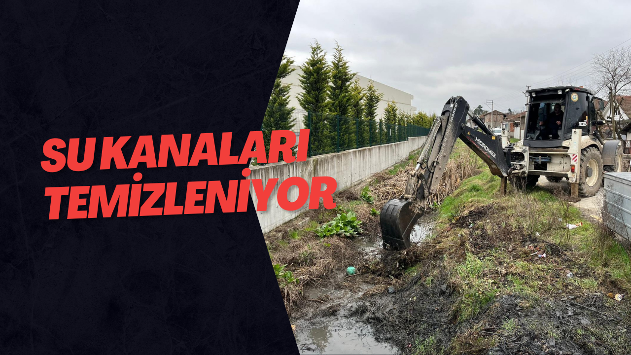 Su Kanaları Temizleniyor