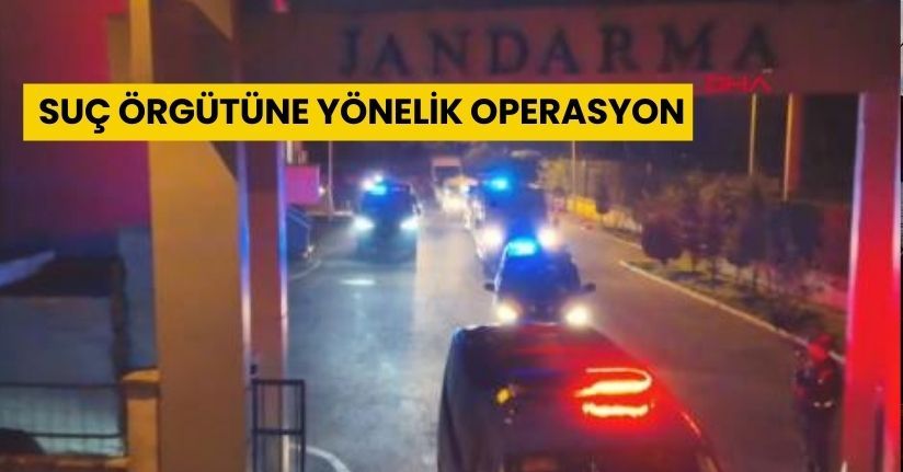 15 ilde 15 ayrı organize suç örgütüne yönelik operasyonda 80 tutuklama