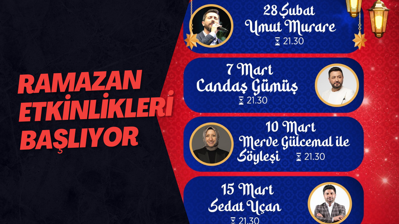 Ramazan Etkinlikleri Başlıyor
