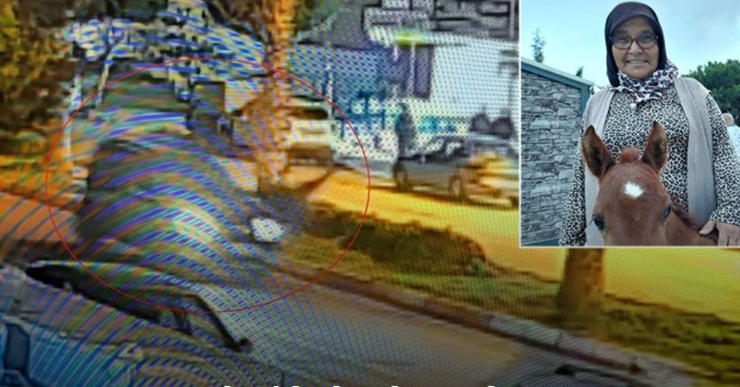 Teravih namazına giderken kazada hayatını kaybetti, kaza anı kamerada