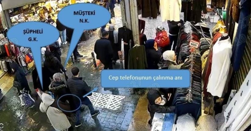 Bursa’da yankesicinin el çabukluğu izleyenleri şoke etti