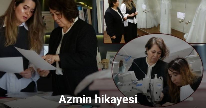 Memurluğu bıraktı, şimdi dünya markalarına gelinlik dikiyor