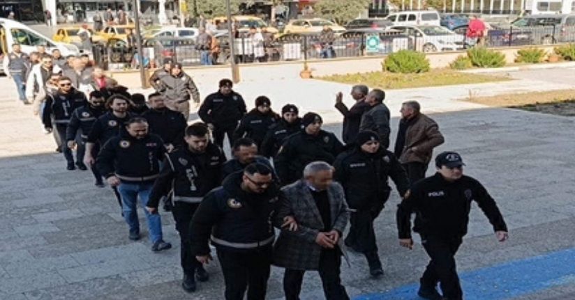 Edirne'de 'imar ruhsatında usulsüzlük' operasyonunda 12 şüpheli adliyede
