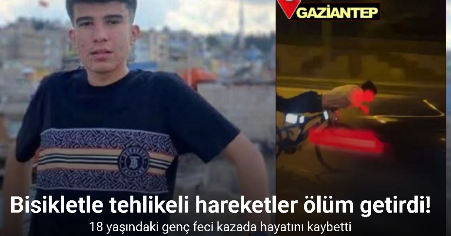 İpekyolu’nda bisikletle tehlikeli hareketler ölüm getirdi