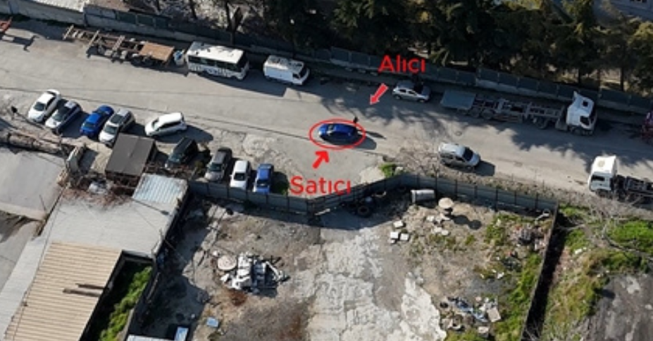 Avcılar'da dron ile takip edilen uyuşturucu satıcılarına operasyon