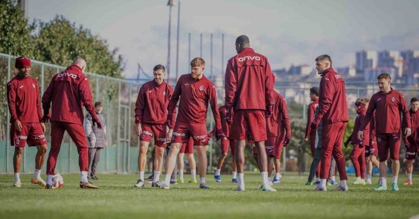 Trabzonspor, Fatih Karagümrük maçı hazırlıklarını sürdürdü
