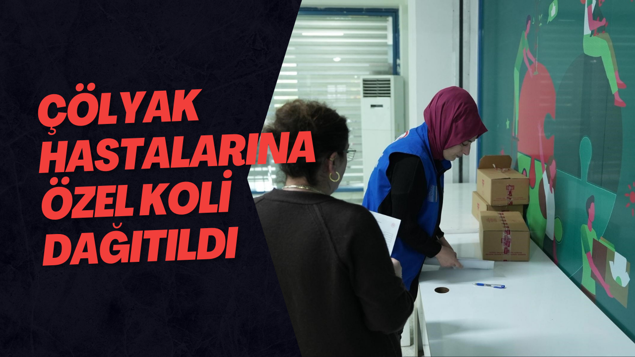 Çölyak Hastalarına Özel Koli Dağıtıldı