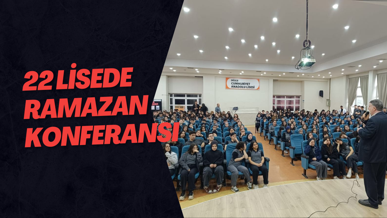 22 Lisede Ramazan Konferansı